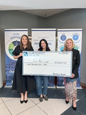 For the Love donation check